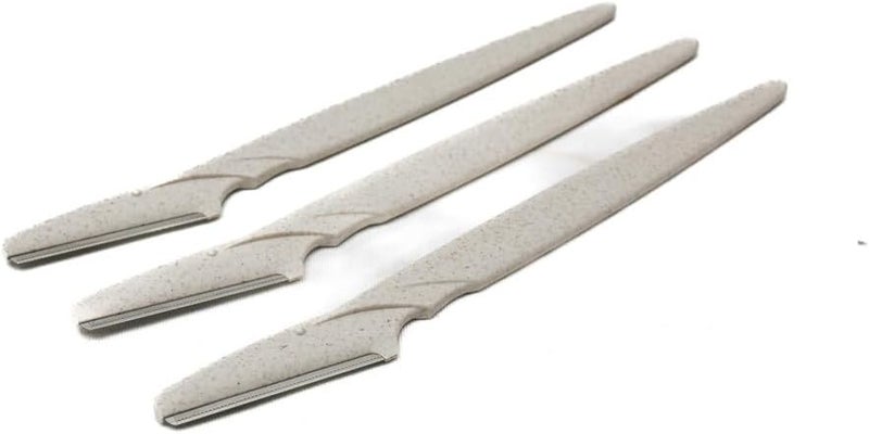 Daiso Eco-Friendly Facial Razor Set - 3 Pcs for Beauty Care - Image 2